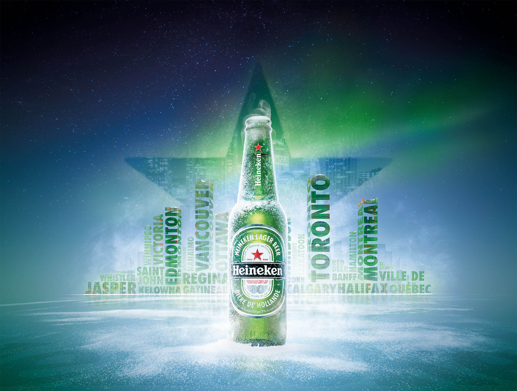 Heineken Cities Bottle